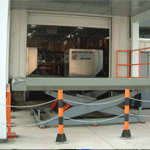 ULD handling lifter for courier service operations